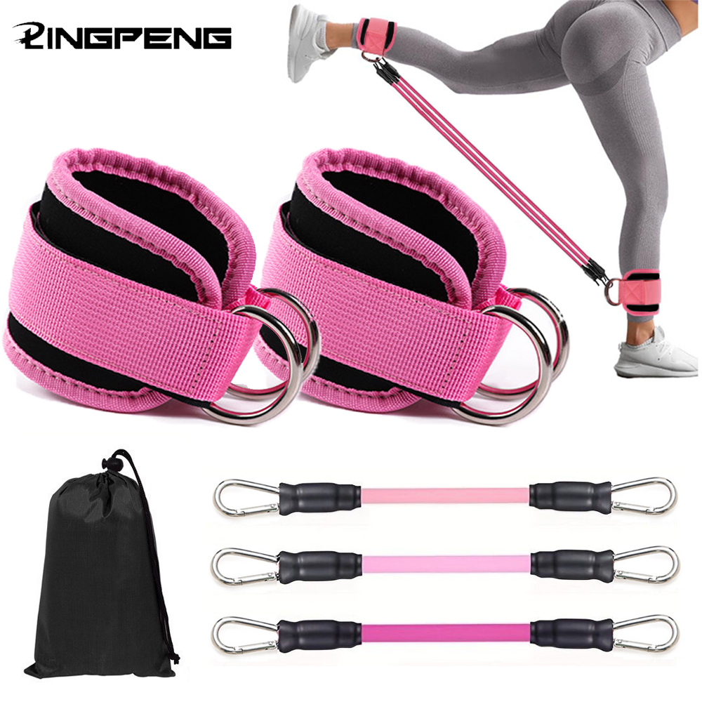 Pilates Ankle Strap - Enkelbandjes Weerstandsbanden Set Fitness Workout Oefenapparatuur