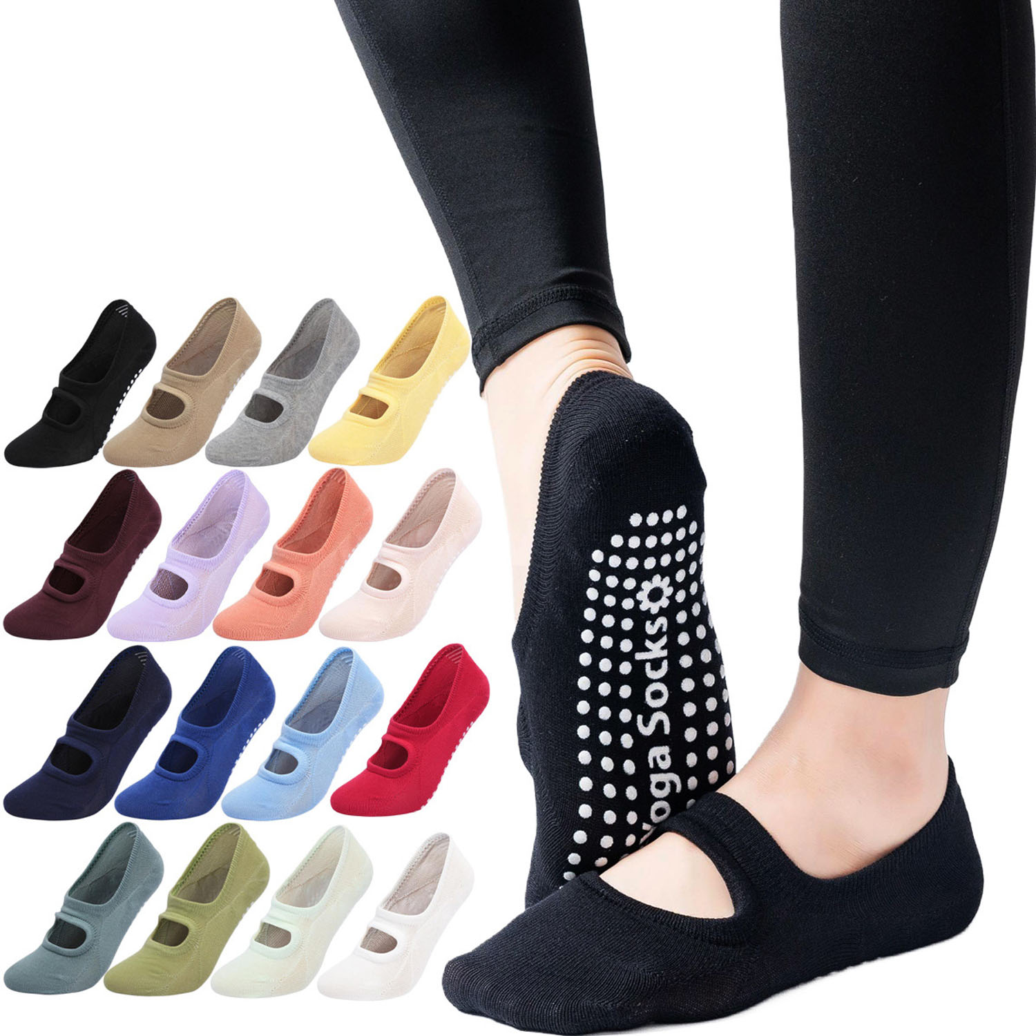 Pilates Yoga Fitness - Hoge kwaliteit dames yogasokken antislip ademende