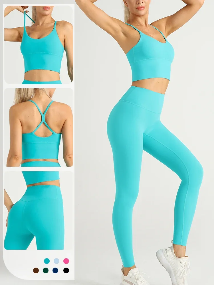 Pilates Yoga Clothes - 2-delige Yogakleding Dames Trainingspak Atletische Kleding