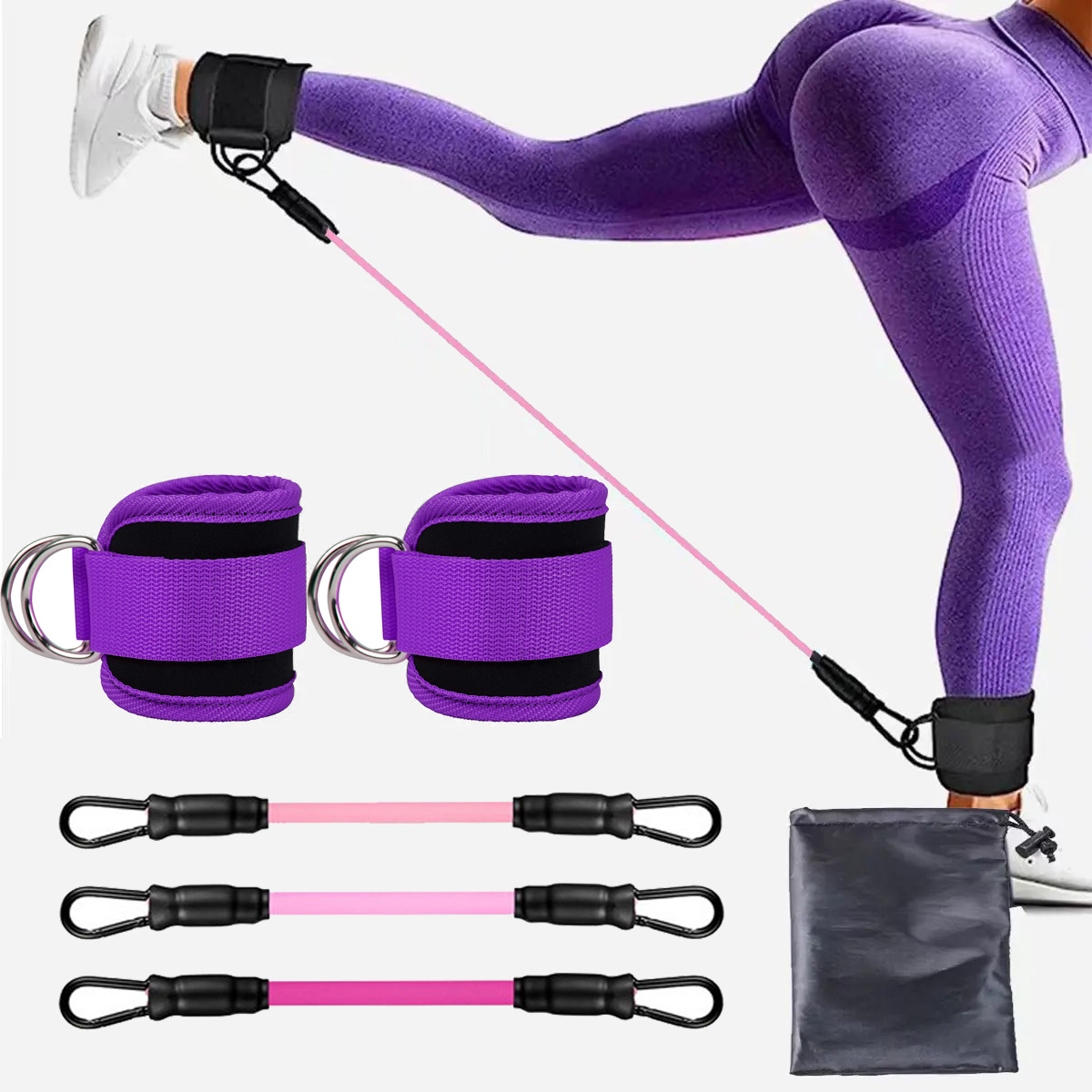 Pilates Ankle Strap - Weerstandsbanden Met Enkelbandjes Fitness Workout Training