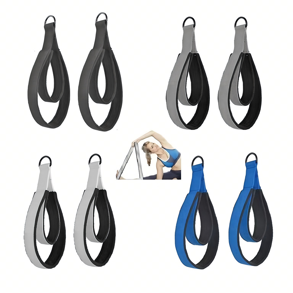 Pilates Ankle Strap - Dubbele ring elastische yoga pilates bed