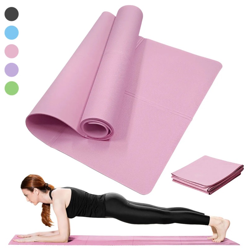 Pilates Yoga Home Workout - Yogamat Pilates Fitnessmat 3/4/6mm Dikte Antislip