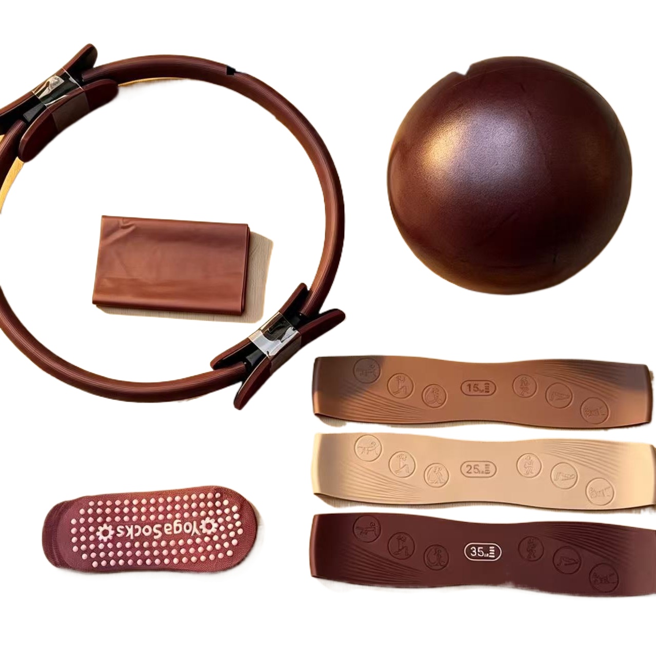 Pilates Yoga Combined - Pilates Ring Meerdelige rekband Siliconen spanband