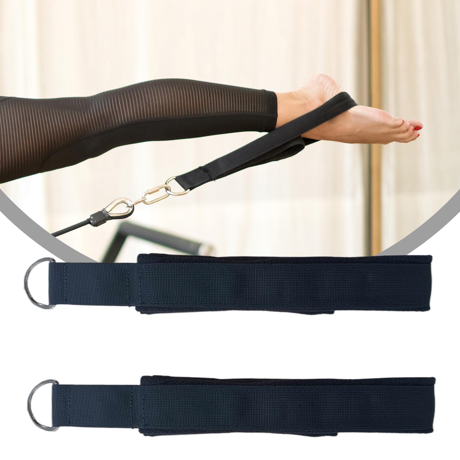 Pilates Ankle Strap - Dubbele ring elastische yoga pilates bed