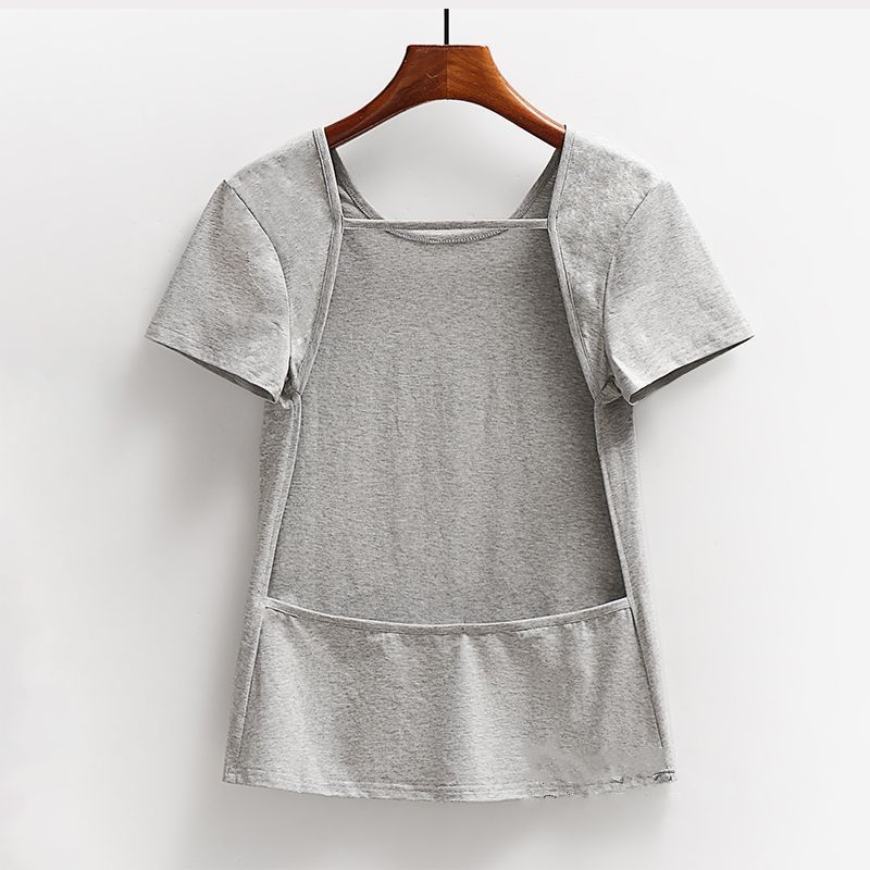 Pilates Yoga Hot - Sexy rugloze korte mouw yoga T-shirt