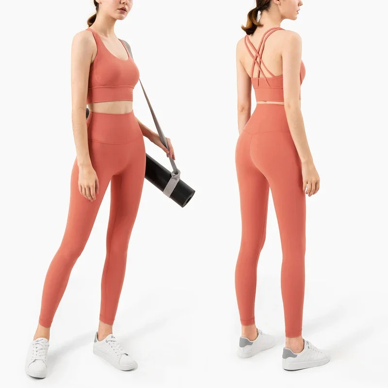 Pilates Yoga Clothes - Zomer nieuwe 2-delige yogakleding dames trainingspak