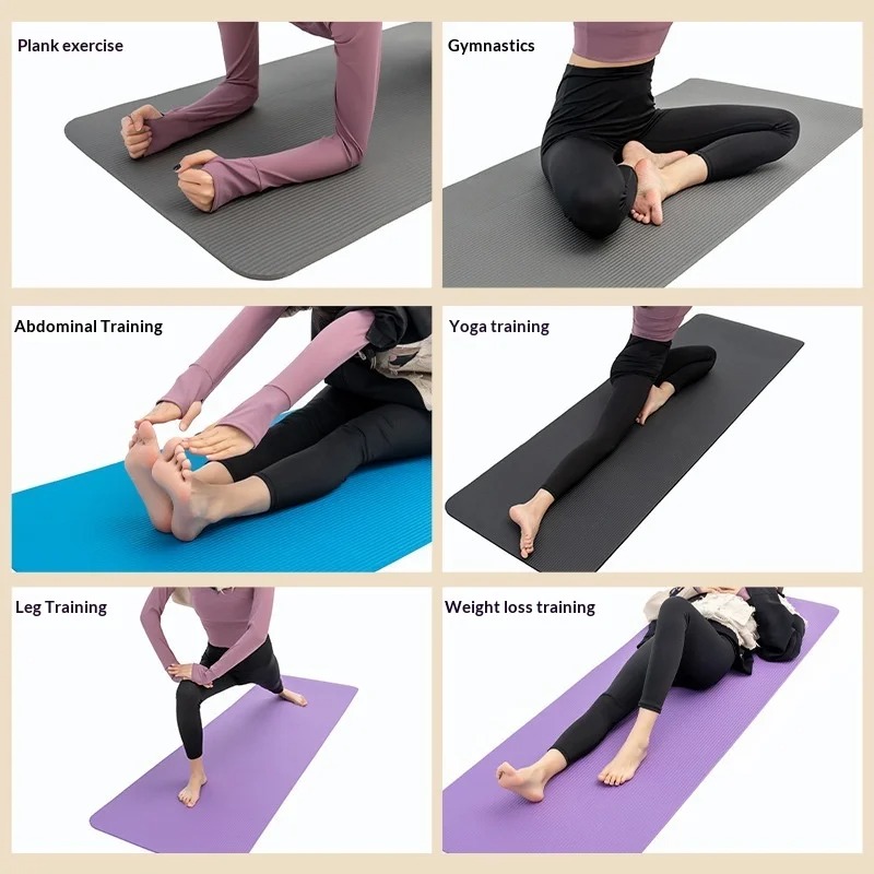 Extra dikke antislip yogamat,  - Pilates Yoga Home Workout recensie en prijs
