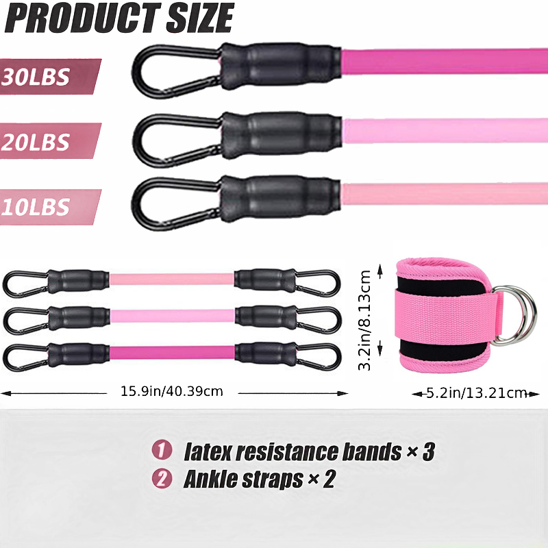 Enkelbandjes Weerstandsbanden  - Pilates Ankle Strap recensie en prijs