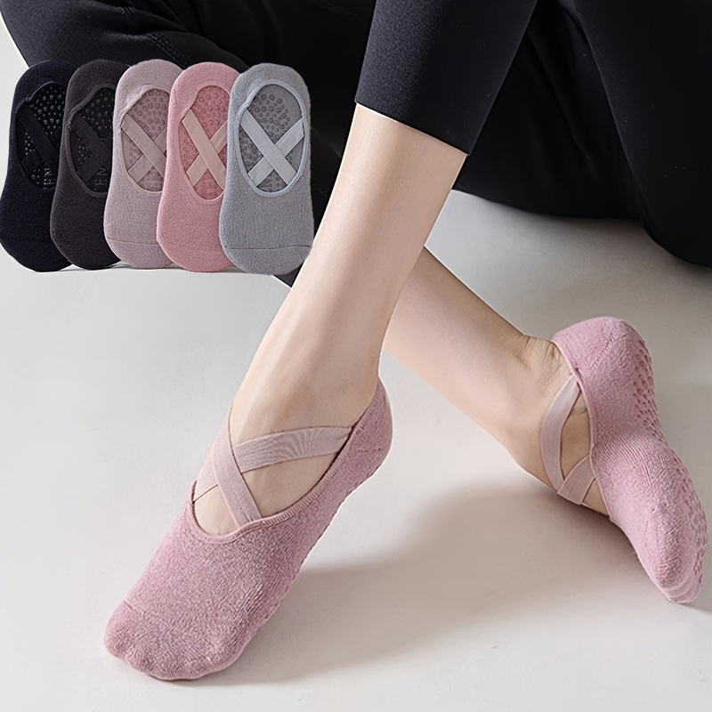 Dames 5-paar pure kleur yogaso - Pilates Ankle Strap recensie en prijs