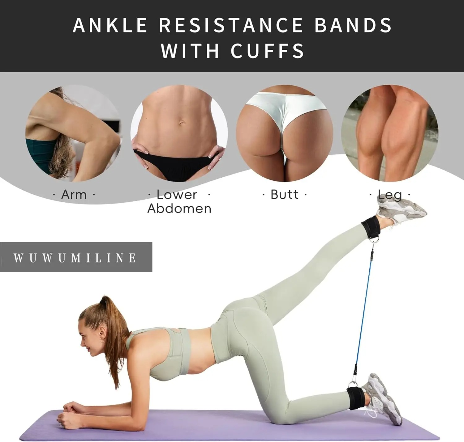 Weerstandsbanden Met Enkelband - Pilates Ankle Strap recensie en prijs