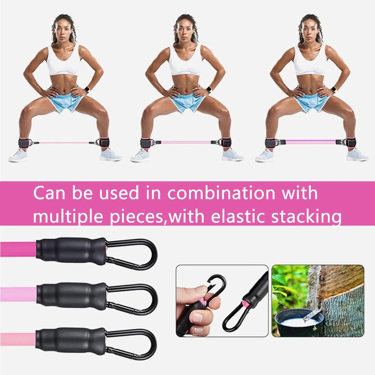 Weerstandsbanden Met Enkelband - Pilates Ankle Strap recensie en prijs