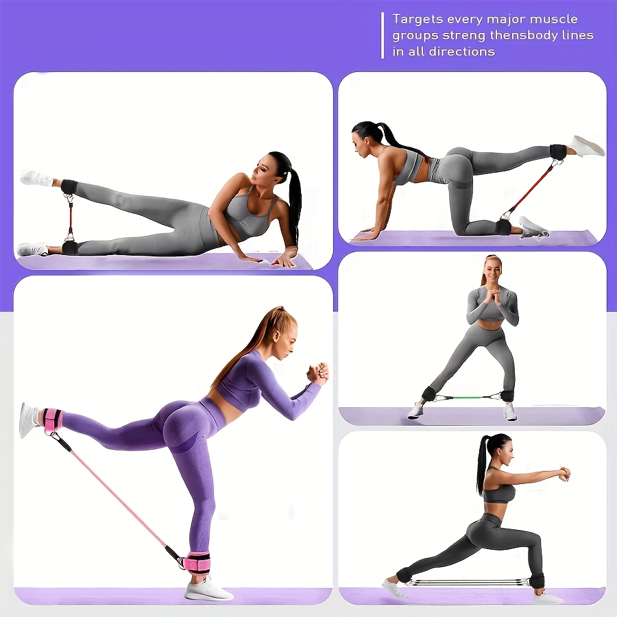5 stuks enkelweerstandsbanden, - Pilates Ankle Strap recensie en prijs