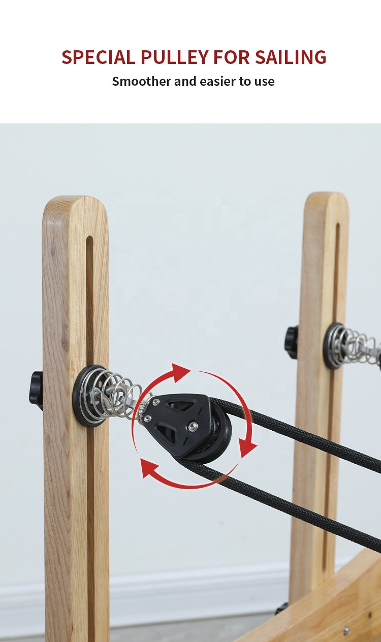 Red Oak Core Reformer verstelb - Pilates Yoga Hot recensie en prijs