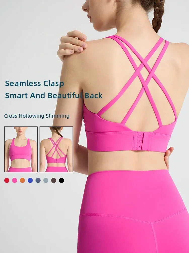 Effen kleur dames sportbeha se - Pilates Yoga Clothes recensie en prijs