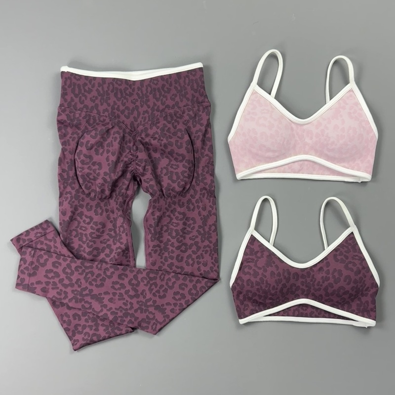 2-delige yogaset dames luipaar - Pilates Yoga Clothes recensie en prijs