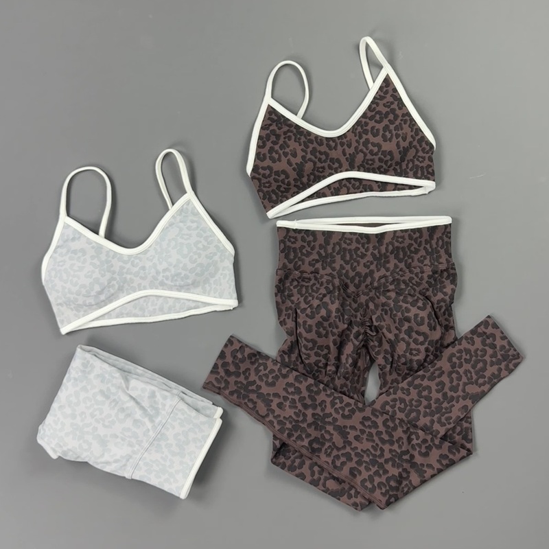 2-delige yogaset dames luipaar - Pilates Yoga Clothes recensie en prijs