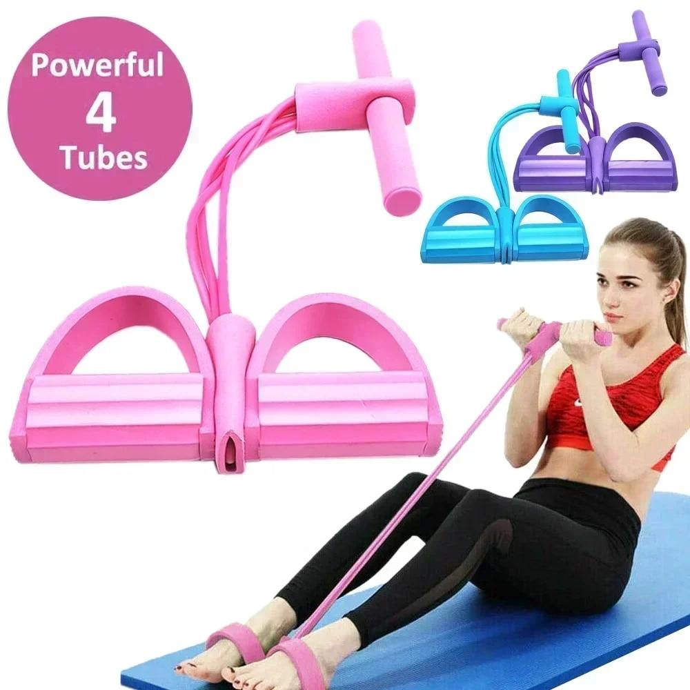 4/6 niveau weerstandsband elas - Pilates Yoga Home Workout recensie en prijs